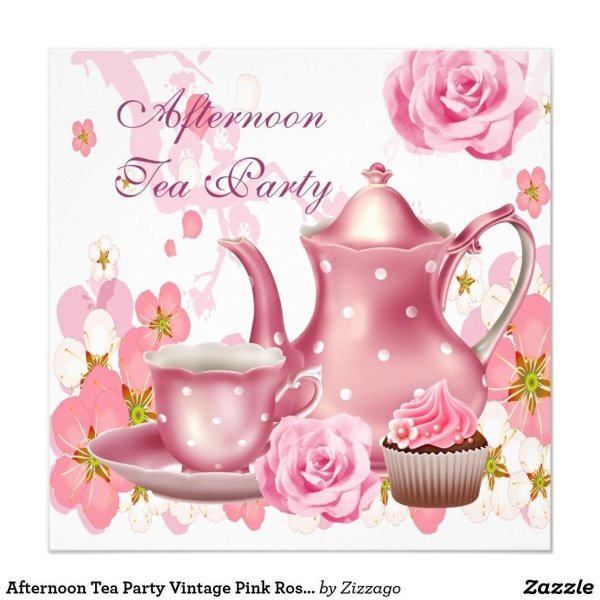 приглашение на чаепитие