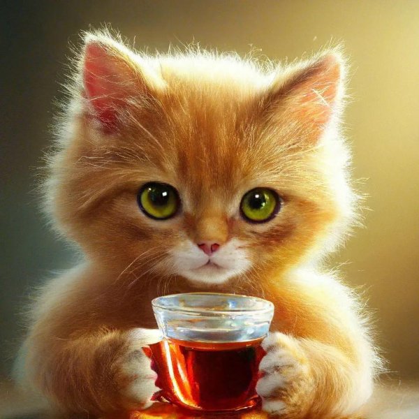 котенок рыжий