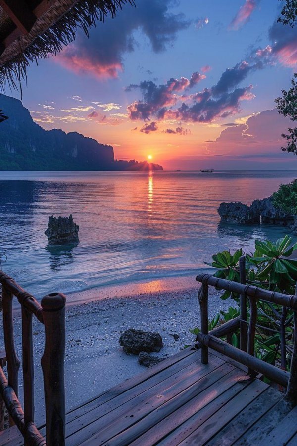 прекрасные закаты