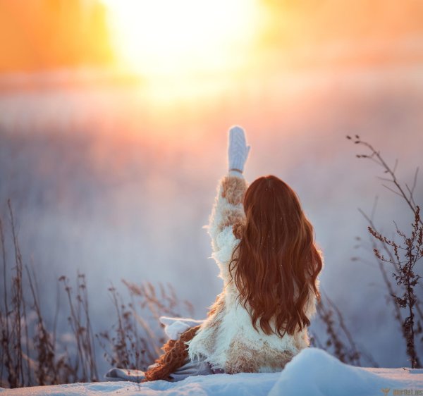 рассвет зима