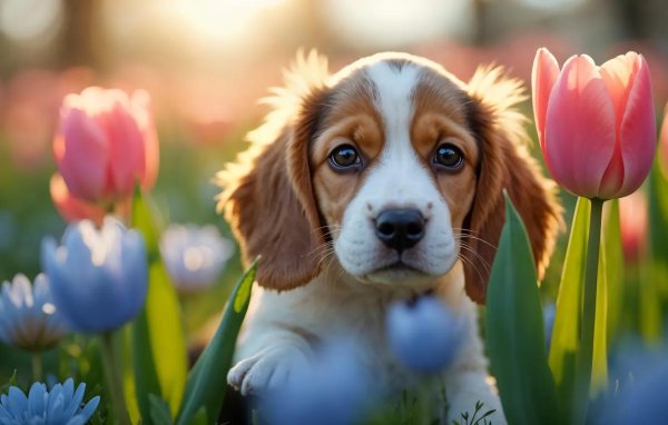 цветы и животные