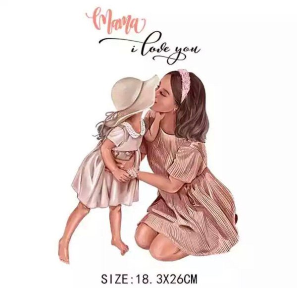 мать и дочь рисунок