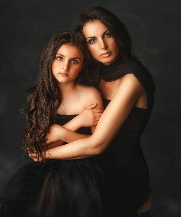фотосессия мать и дочь