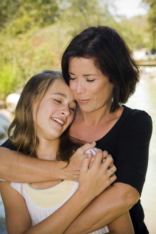 мать с дочкой