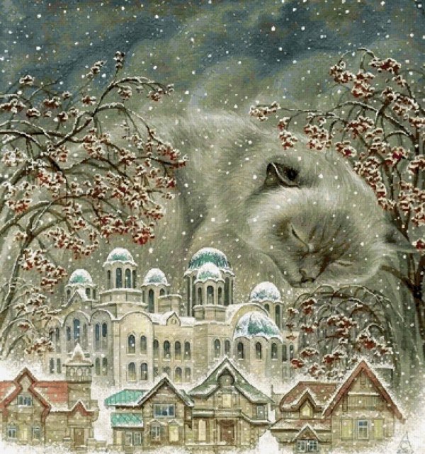 татьяна хазова художник снежные коты