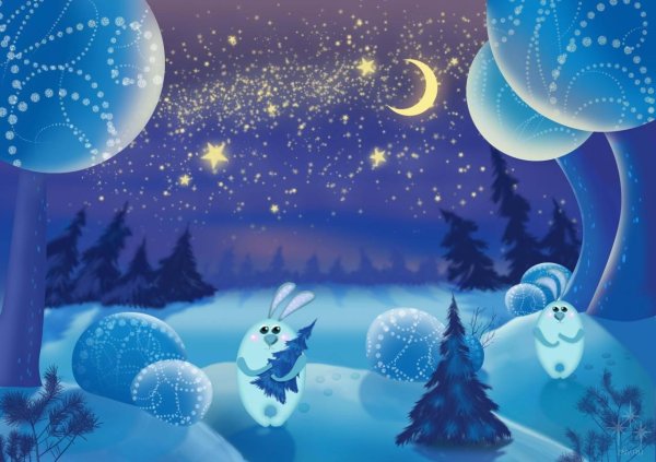 сказочных зимних снов