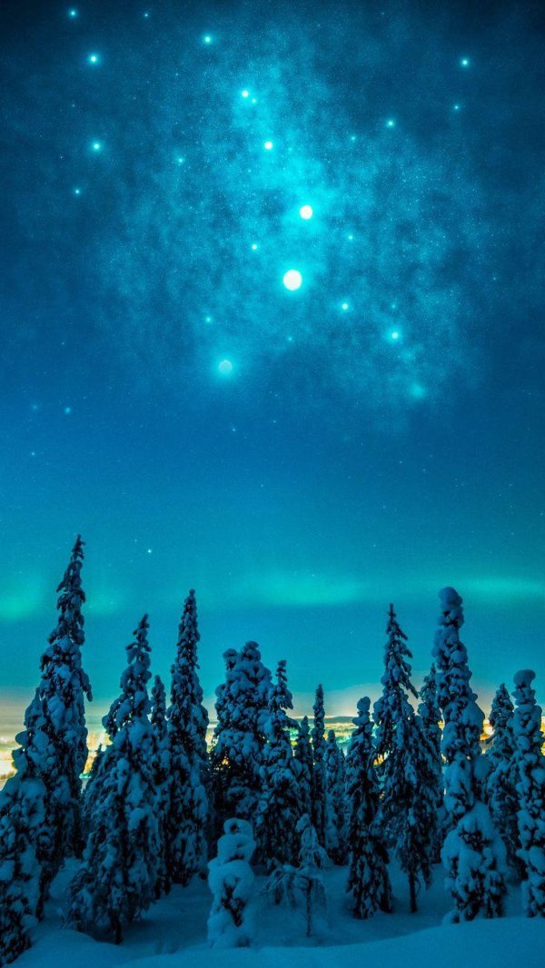 финляндия северное сияние