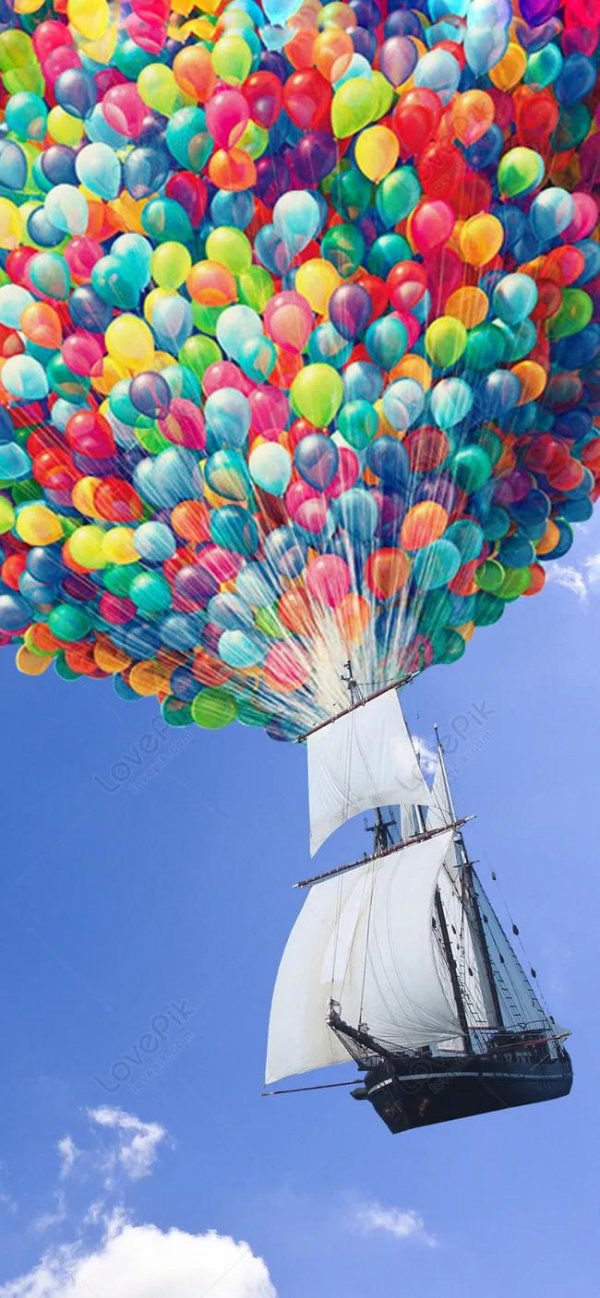 воздушном шаре