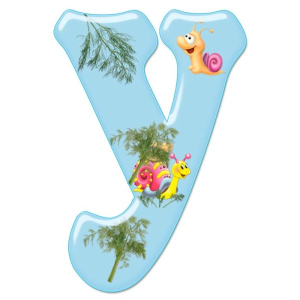 красочные буквы