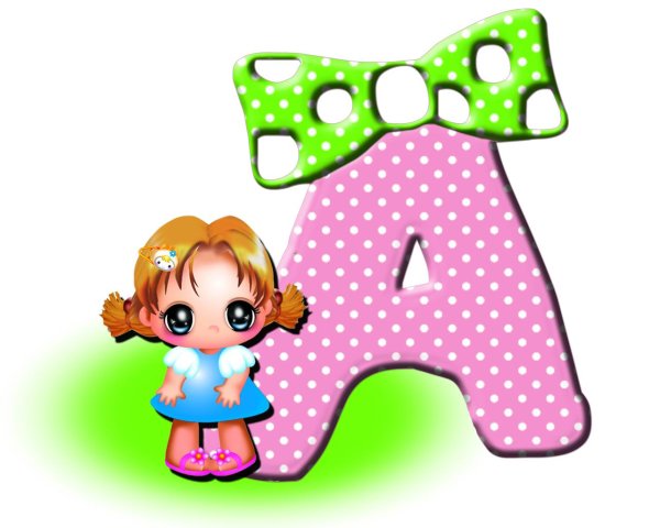 красочные буквы