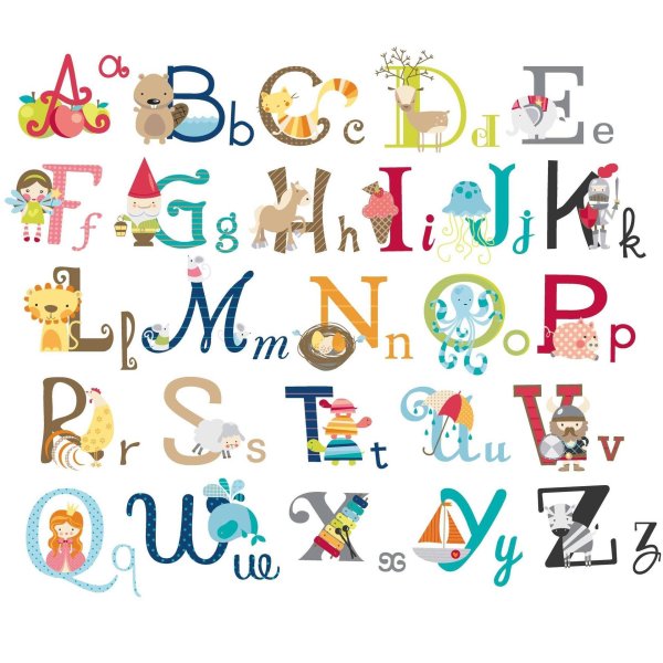 английская алфавит