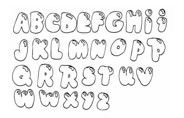 шрифт для рисования