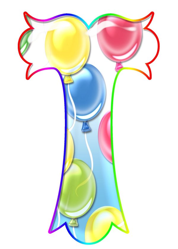 праздничные буквы