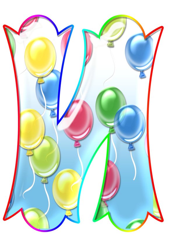 праздничные буквы