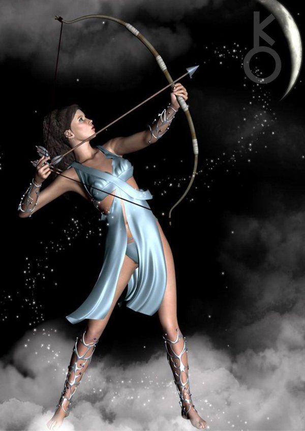 артемида диана богиня луны