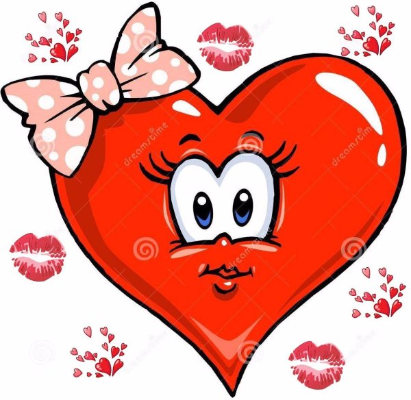 сердечко с глазками