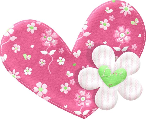 сердечки розовые