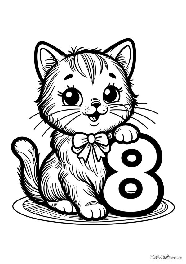 детские раскраски на 8 марта