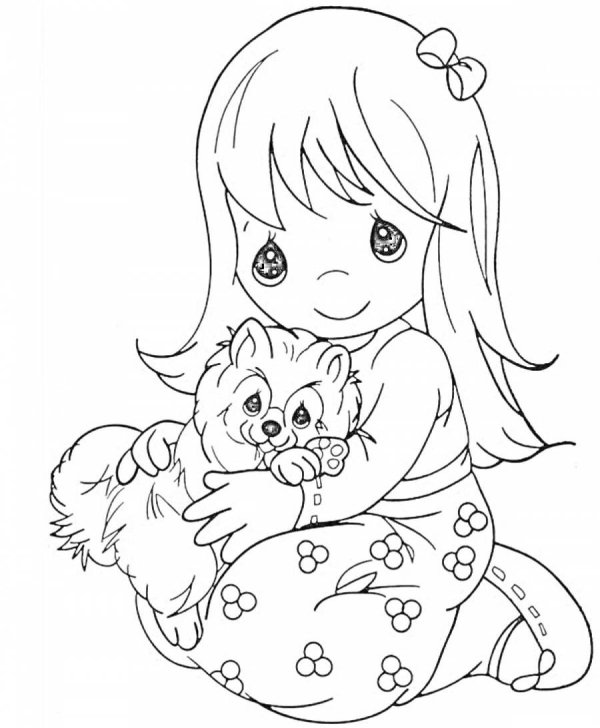 разукрашки для девочек