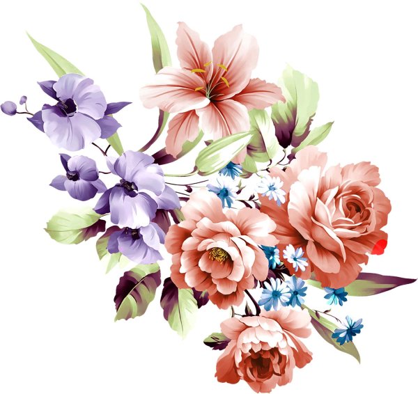 цветок без фона