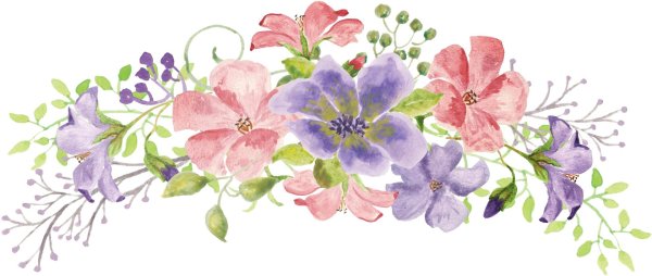 цветок акварель