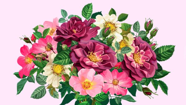 цветочные картины