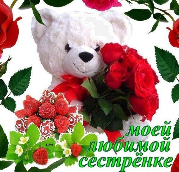 любимой сестренке