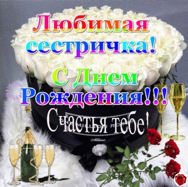 с днём рождения сестернка