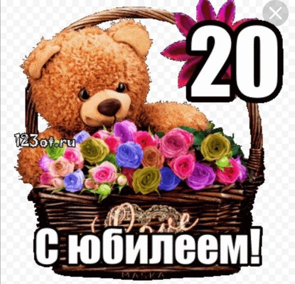 поздравить с 20 летием девушку
