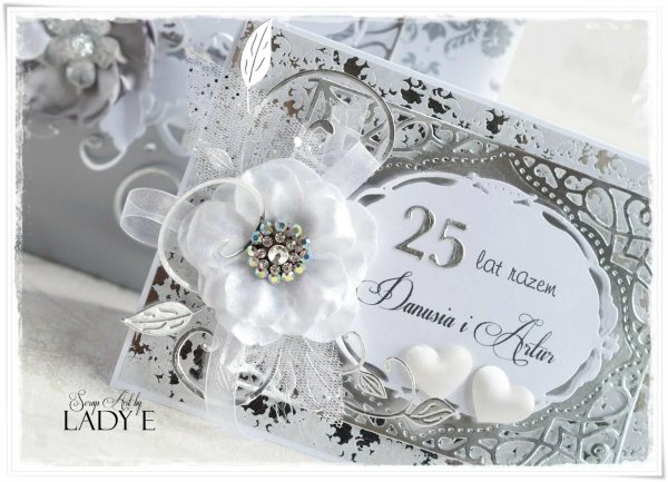 серебряная свадьба открытка