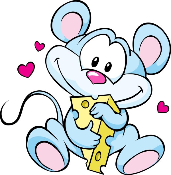 мышонок мультяшный