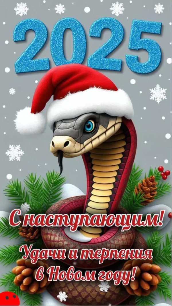 2025 новый год змеи