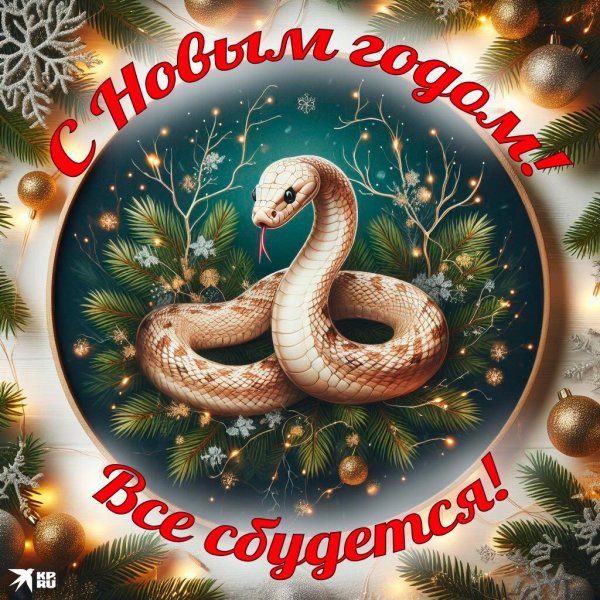 змея 2025 новый год