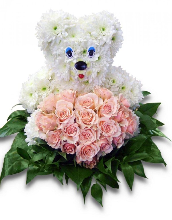 игрушки из цветов