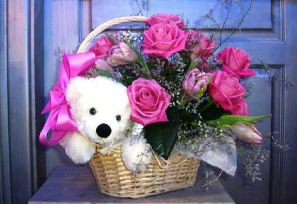 красивый букет для девочки