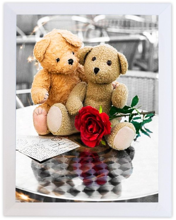 влюбленные мишки