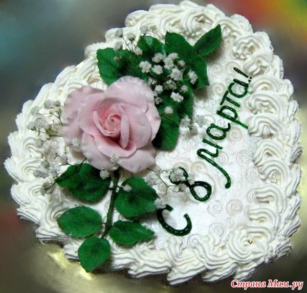 торт со сливками