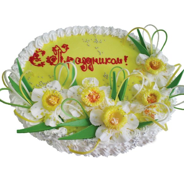 украшение торта мимоза