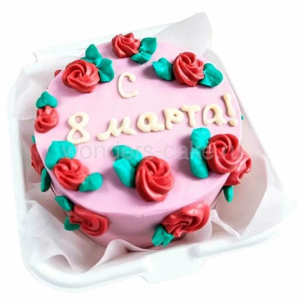 торт на восьмое марта