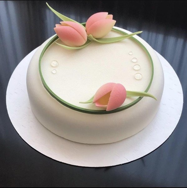 украшение муссового торта