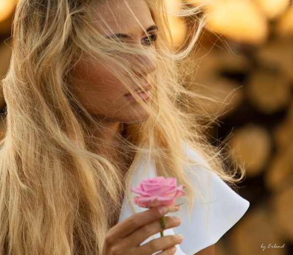 девушки блондинка