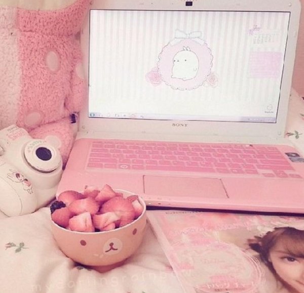 в розовых тонах