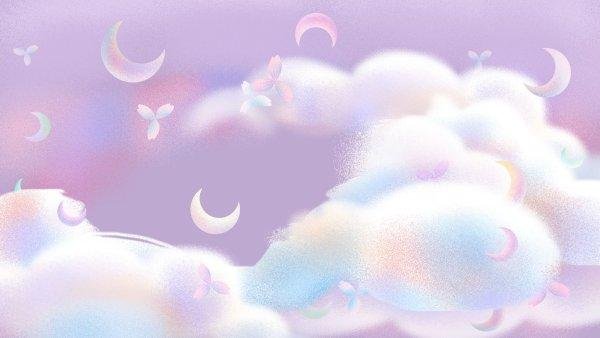 фон детский нежный