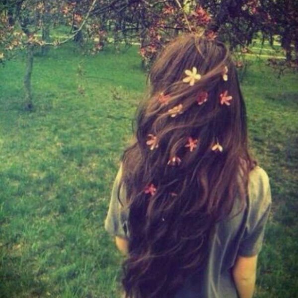 с длинными волосами