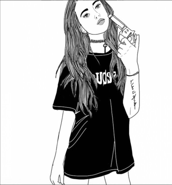 раскраска девушек