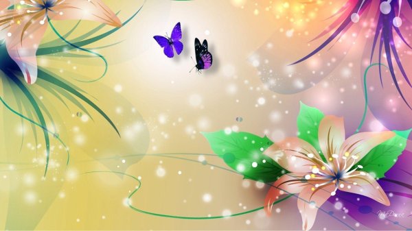 цветок абстракция