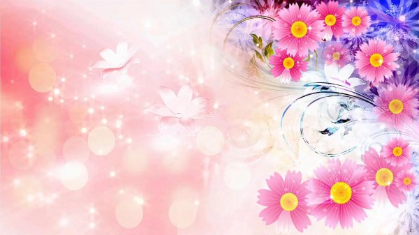 цветочные фоны