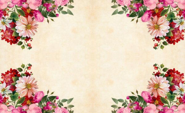 цветочные фоны