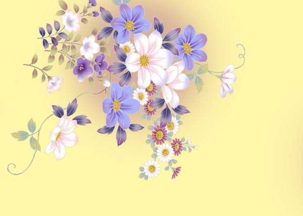 цветочные фоны