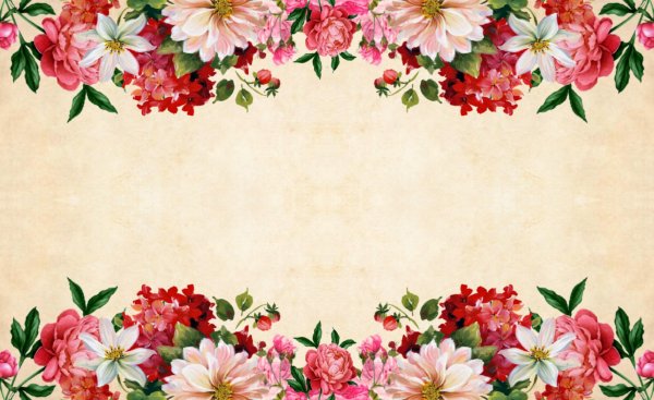 цветочные фоны